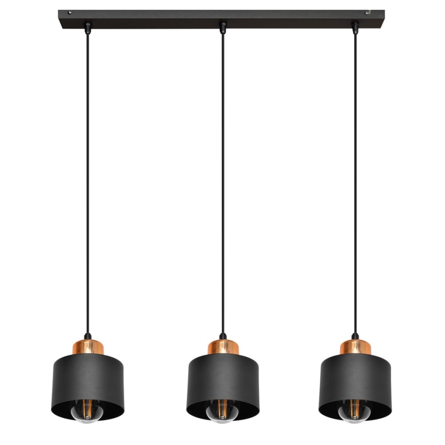 Candelabro sobre um fio EDISON 3xE27/15W/230V
