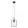 Candelabro sobre um fio FRAME 1xE27/60W/230V preto