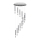 Candelabro sobre um fio ICE 12xLED/1W/230V