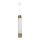 Candelabro sobre um fio Mármore branco/bronze 1xGU10/8W/230V