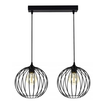 Candelabro sobre um fio MATT 2xE27/60W/230V