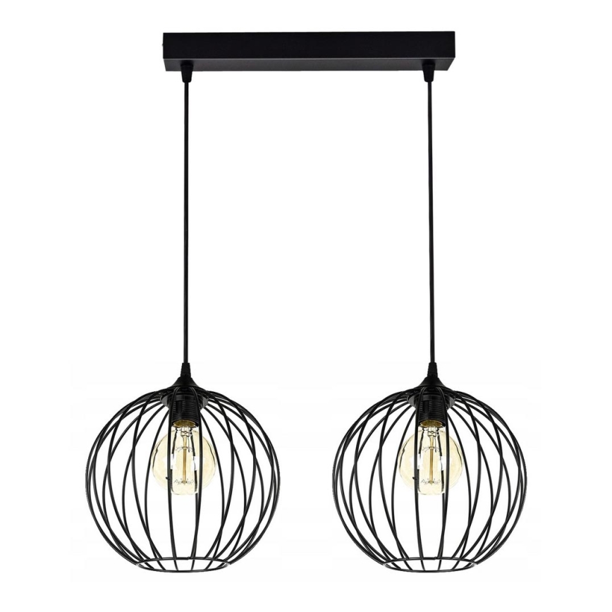 Candelabro sobre um fio MATT 2xE27/60W/230V