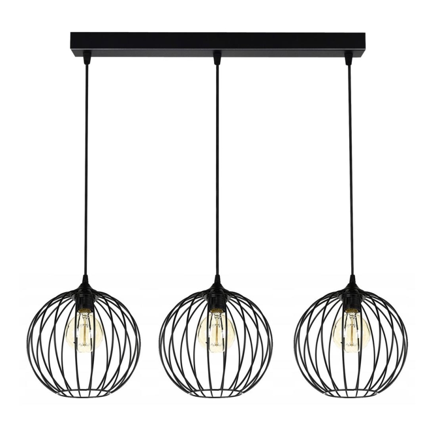 Candelabro sobre um fio MATT 3xE27/60W/230V