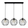 Candelabro sobre um fio MATT 3xE27/60W/230V