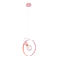 Candelabro sobre um fio NEXO 1xE27/40W/230V rosa