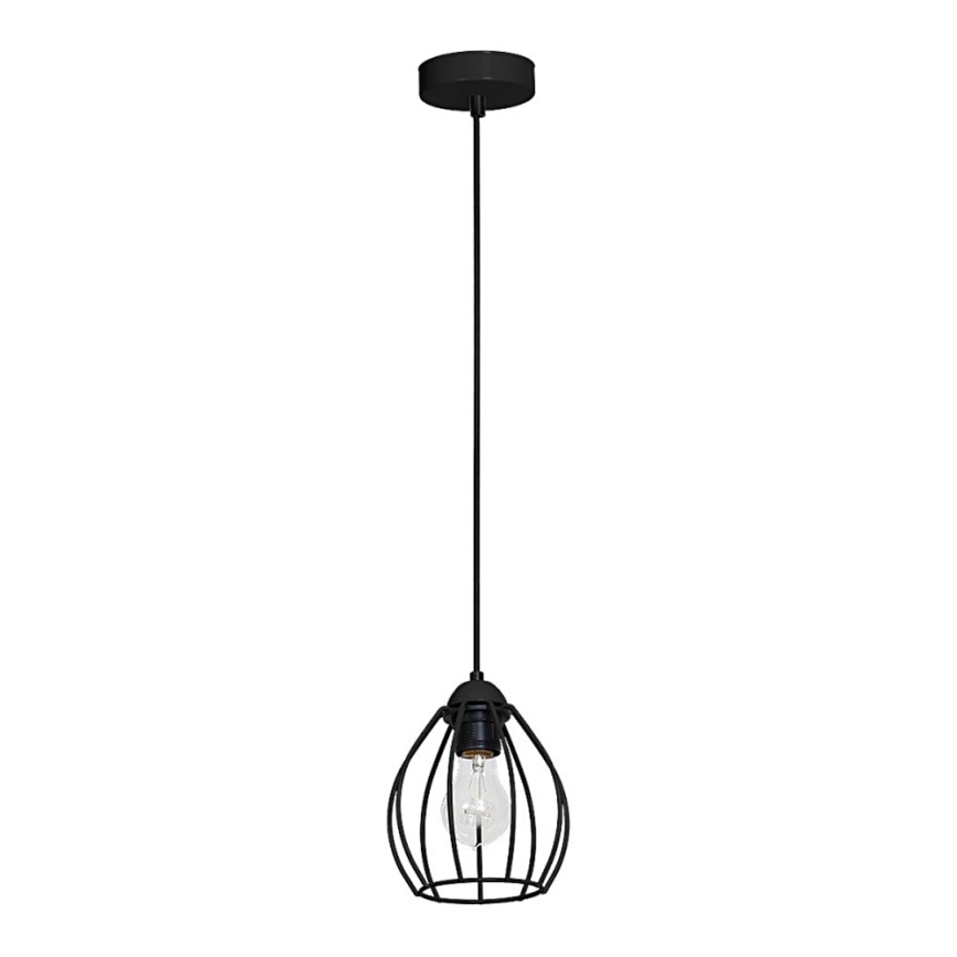 Candelabro STAR 1xE27/60W/230V preto