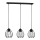 Candelabro STAR 3xE27/60W/230V preto