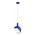 Candelabro suspenso 1xE14/60W/230V azul