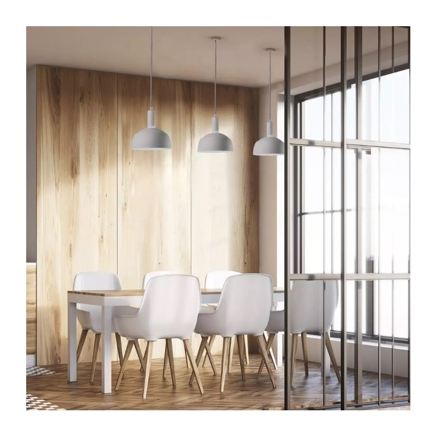 Candelabro suspenso 1xE14/60W/230V branco