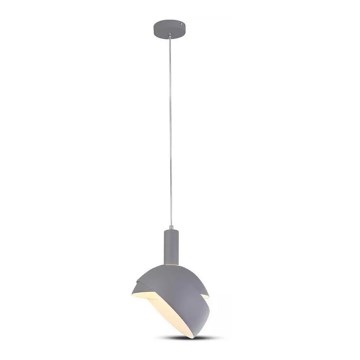 Candelabro suspenso 1xE14/60W/230V cinzento