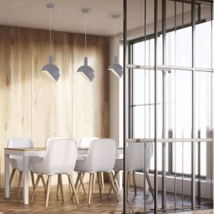 Candelabro suspenso 1xE14/60W/230V cinzento