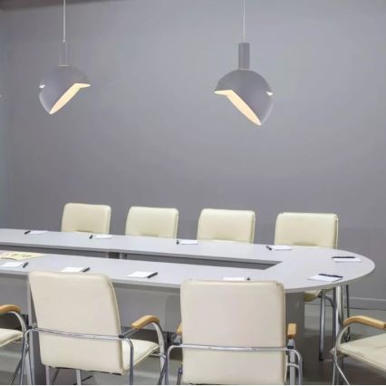 Candelabro suspenso 1xE14/60W/230V cinzento