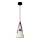 Candelabro suspenso 1xE27/40W/230V branco