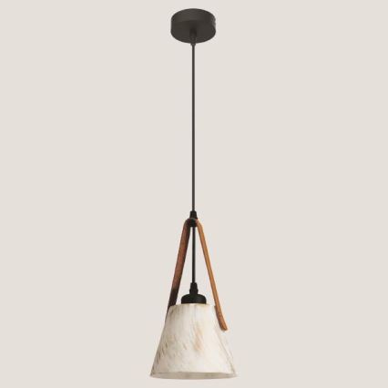 Candelabro suspenso 1xE27/40W/230V branco
