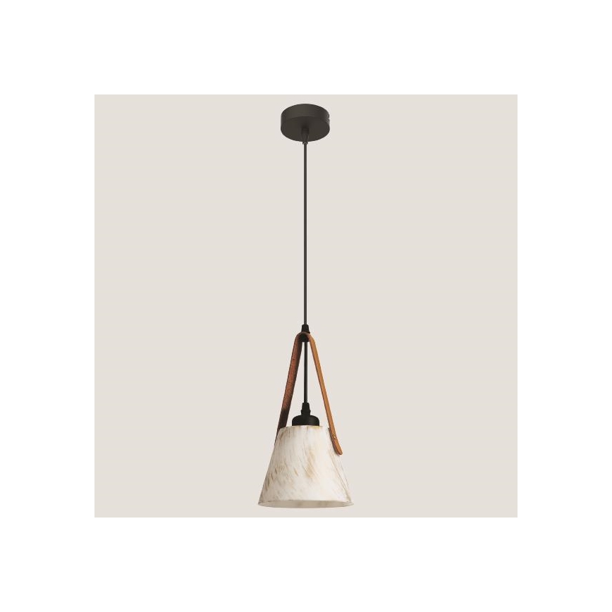 Candelabro suspenso 1xE27/40W/230V branco