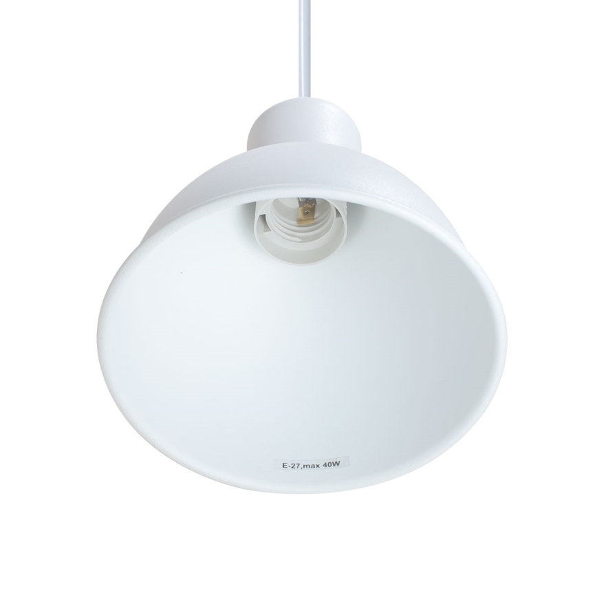 Candelabro suspenso 1xE27/40W/230V faia/branco