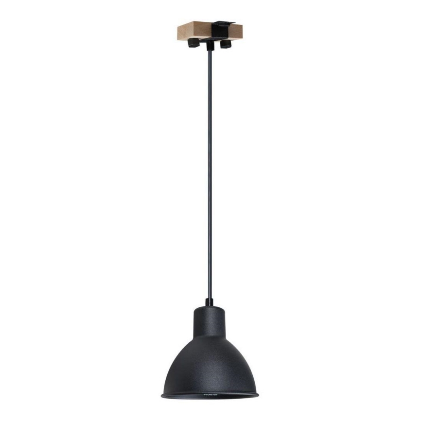 Candelabro suspenso 1xE27/40W/230V faia/preto
