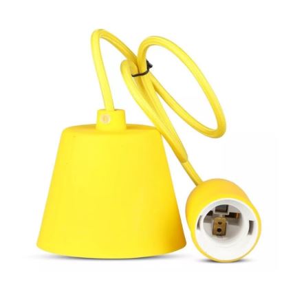 Candelabro suspenso 1xE27/60W/230V amarelo