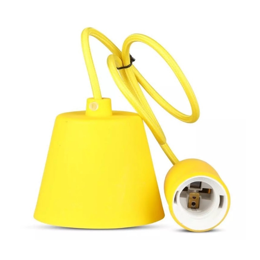 Candelabro suspenso 1xE27/60W/230V amarelo