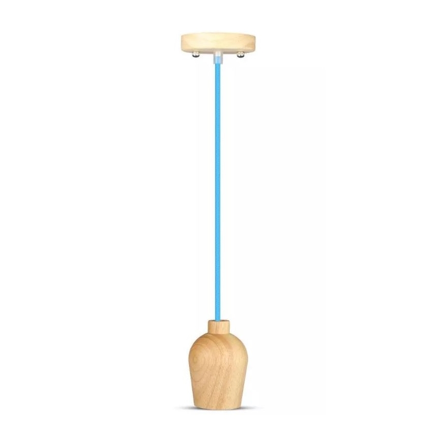 Candelabro suspenso 1xE27/60W/230V azul
