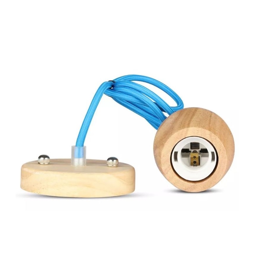 Candelabro suspenso 1xE27/60W/230V azul