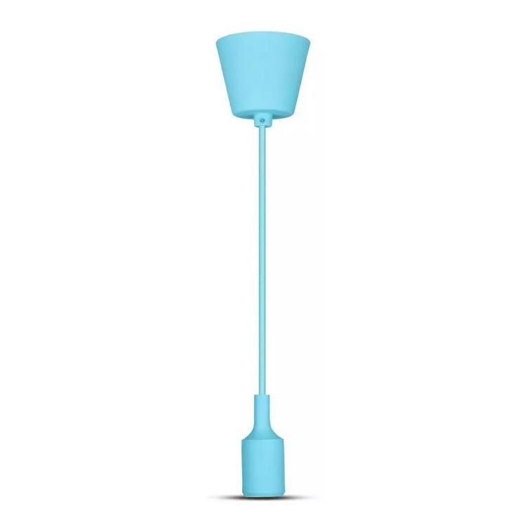 Candelabro suspenso 1xE27/60W/230V azul