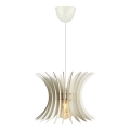 Candelabro suspenso 1xE27/60W/230V branco diâmetro 20 cm
