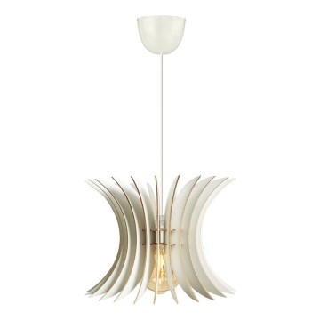 Candelabro suspenso 1xE27/60W/230V branco diâmetro 20 cm