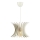 Candelabro suspenso 1xE27/60W/230V branco diâmetro 20 cm