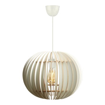 Candelabro suspenso 1xE27/60W/230V branco diâmetro 36 cm