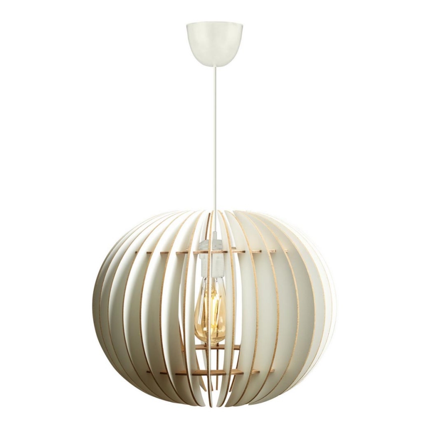 Candelabro suspenso 1xE27/60W/230V branco diâmetro 36 cm
