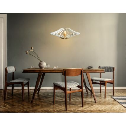 Candelabro suspenso 1xE27/60W/230V branco diâmetro 47 cm branco
