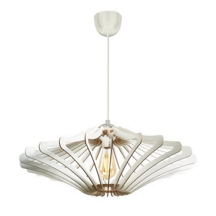 Candelabro suspenso 1xE27/60W/230V branco diâmetro 47 cm branco