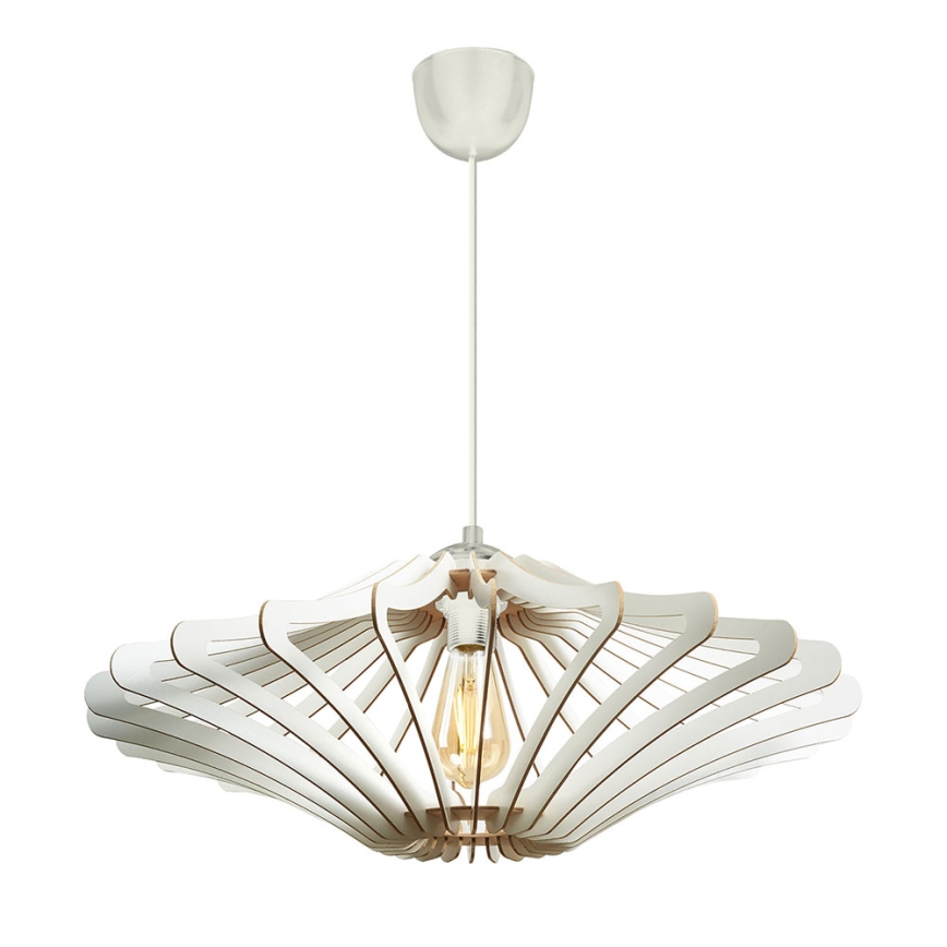 Candelabro suspenso 1xE27/60W/230V branco diâmetro 47 cm branco