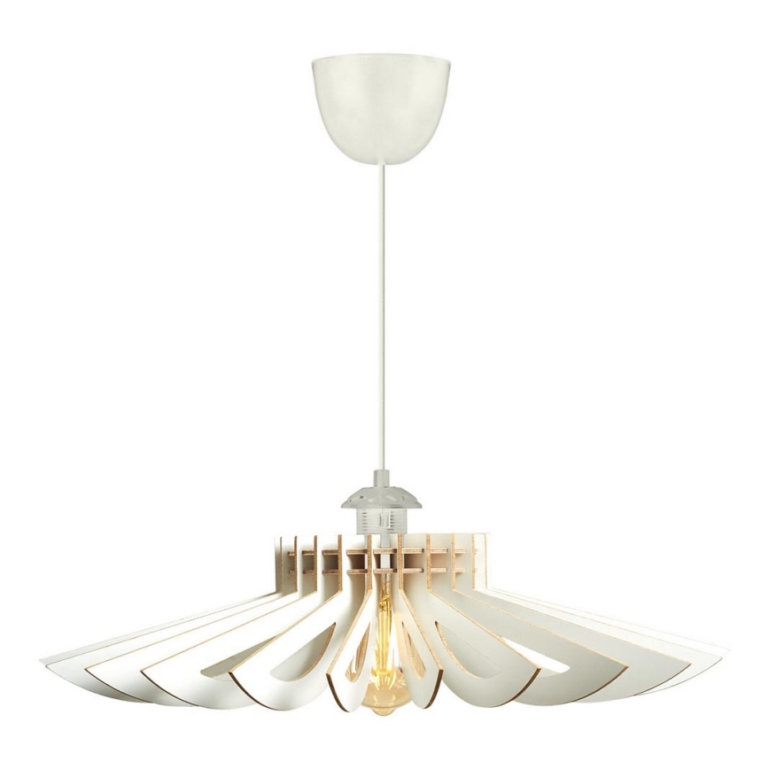 Candelabro suspenso 1xE27/60W/230V branco diâmetro 52 cm