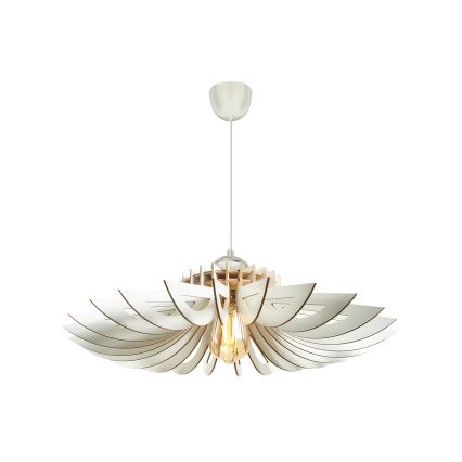 Candelabro suspenso 1xE27/60W/230V branco diâmetro 52 cm