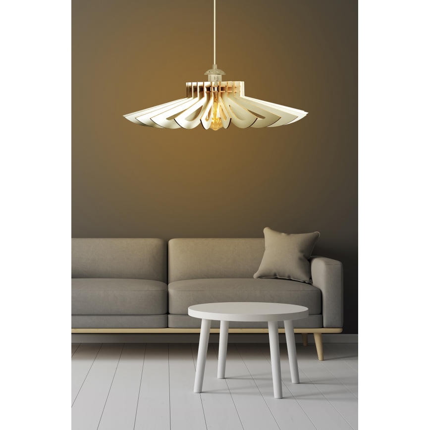Candelabro suspenso 1xE27/60W/230V branco diâmetro 68 cm
