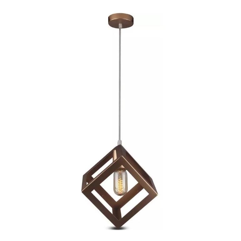 Candelabro suspenso 1xE27/60W/230V bronze