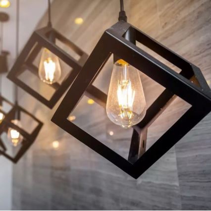 Candelabro suspenso 1xE27/60W/230V bronze