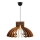 Candelabro suspenso 1xE27/60W/230V castanho diâmetro 39 cm