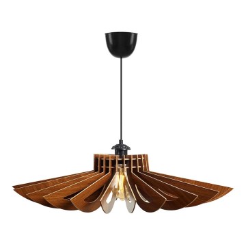 Candelabro suspenso 1xE27/60W/230V castanho diâmetro 52 cm