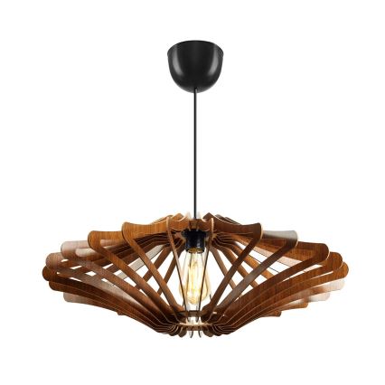 Candelabro suspenso 1xE27/60W/230V castanho diâmetro 59 cm