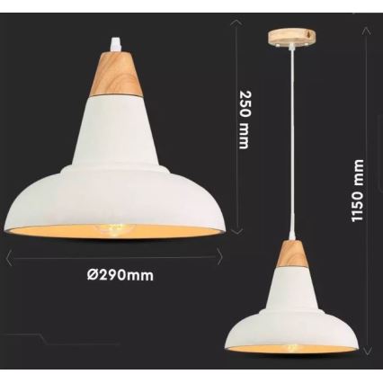 Candelabro suspenso 1xE27/60W/230V