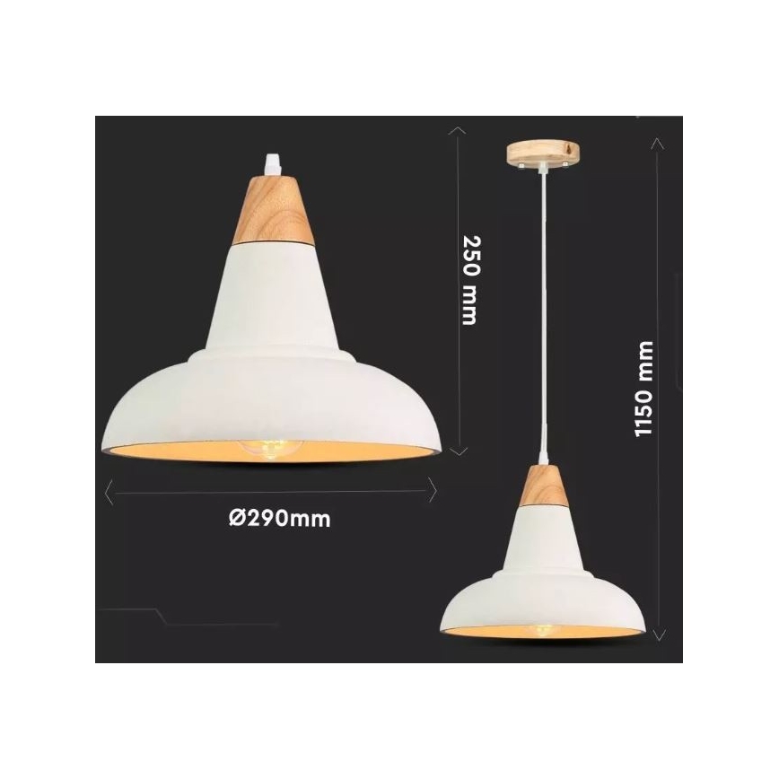 Candelabro suspenso 1xE27/60W/230V