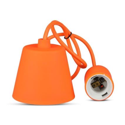 Candelabro suspenso 1xE27/60W/230V laranja