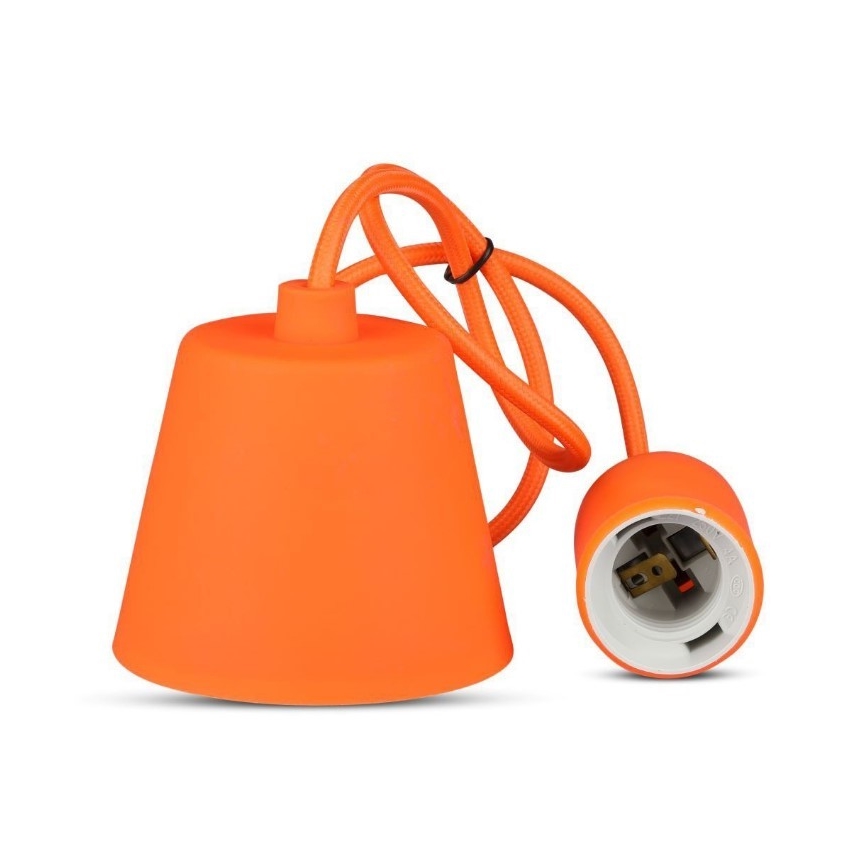 Candelabro suspenso 1xE27/60W/230V laranja