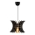 Candelabro suspenso 1xE27/60W/230V preto diâmetro 20 cm