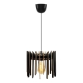Candelabro suspenso 1xE27/60W/230V preto diâmetro 23 cm