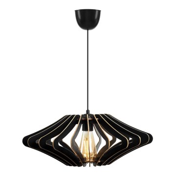 Candelabro suspenso 1xE27/60W/230V preto diâmetro 47 cm