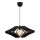 Candelabro suspenso 1xE27/60W/230V preto diâmetro 47 cm